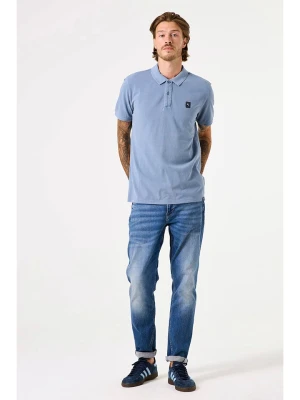 Garcia Koszulka polo w kolorze błękitnym rozmiar: XL