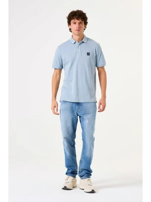 Garcia Koszulka polo w kolorze błękitnym rozmiar: M