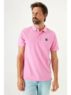 Garcia Koszulka polo w kolorze jasnoróżowym rozmiar: M