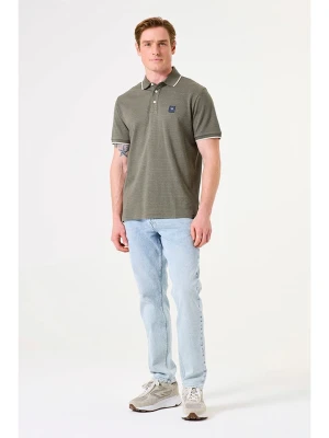 Garcia Koszulka polo w kolorze khaki rozmiar: XXL