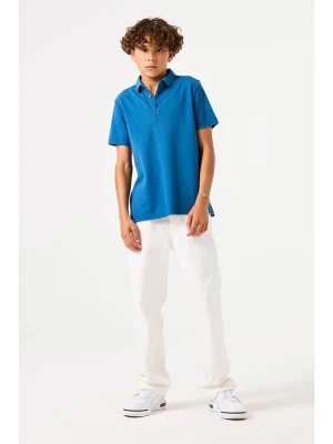 Garcia Koszulka polo w kolorze niebieskim rozmiar: 176