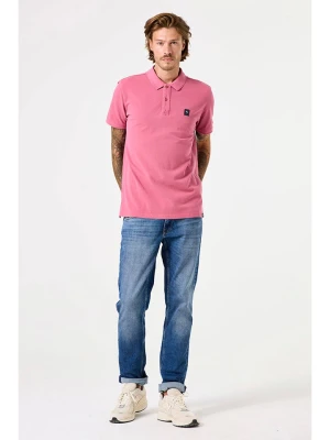 Garcia Koszulka polo w kolorze różowym rozmiar: XL