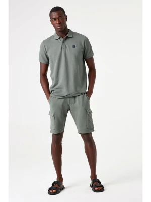 Garcia Koszulka polo w kolorze zielonym rozmiar: S