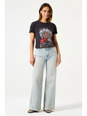 Garcia Koszulka w kolorze antracytowym rozmiar: S