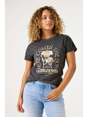 Garcia Koszulka w kolorze antracytowym rozmiar: XS
