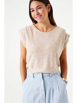 Garcia Koszulka w kolorze beżowym rozmiar: XL