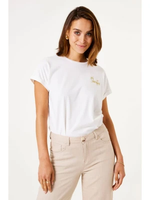 Garcia Koszulka w kolorze białym rozmiar: L