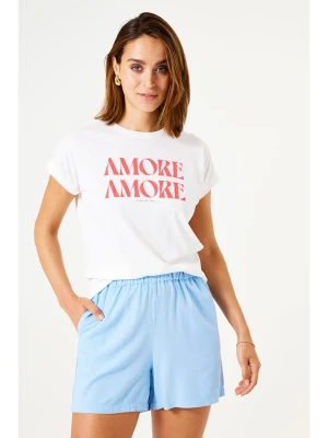 Garcia Koszulka w kolorze białym rozmiar: S