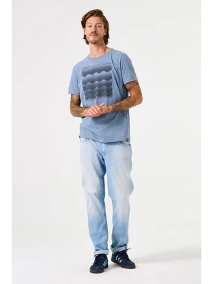 Garcia Koszulka w kolorze błękitnym rozmiar: L