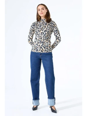 Garcia Koszulka w kolorze czarno-beżowym rozmiar: XS