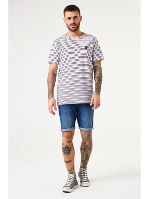 Garcia Koszulka w kolorze granatowo-różowo-białym rozmiar: S