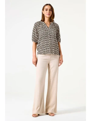 Garcia Koszulka w kolorze kremowo-brązowym rozmiar: S