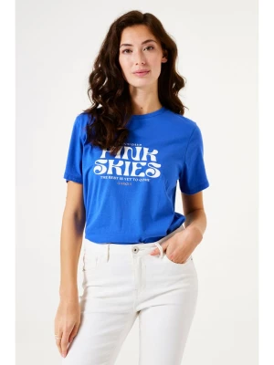 Garcia Koszulka w kolorze niebieskim rozmiar: S