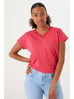 Garcia Koszulka w kolorze różowym rozmiar: M