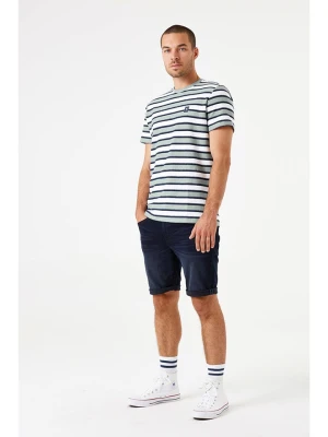 Garcia Koszulka w kolorze zielono-granatowo-białym rozmiar: XL