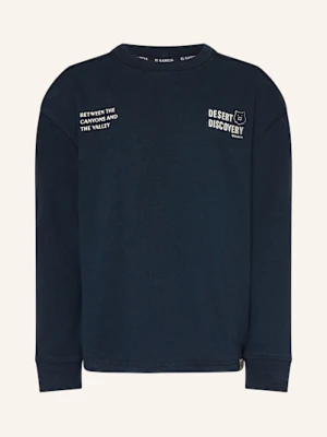 Garcia Koszulka Z Długim Rękawem blau