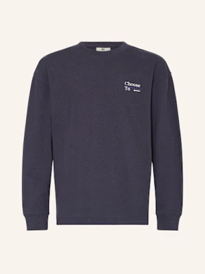 Garcia Koszulka Z Długim Rękawem blau