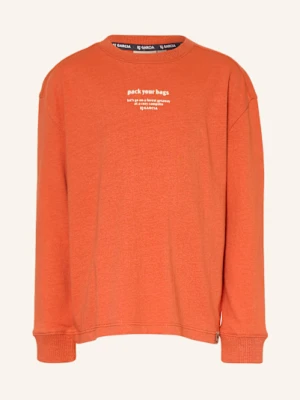 Garcia Koszulka Z Długim Rękawem orange