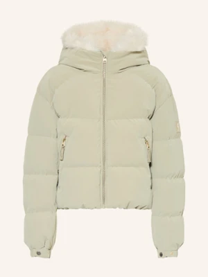 Garcia Kurtka Pikowana Z Obszyciem Sztucznym Futrem grau