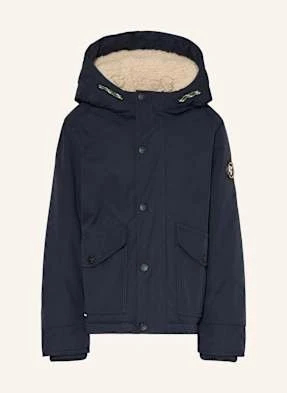 Garcia Parka Ze Sztucznym Futrem blau