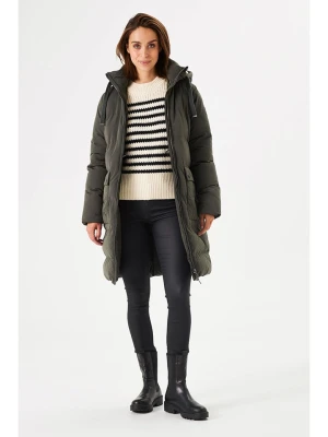 Garcia Płaszcz pikowany w kolorze khaki rozmiar: L