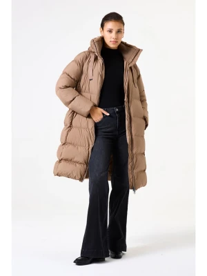 Garcia Płaszcz zimowy w kolorze jasnobrązowym rozmiar: XL