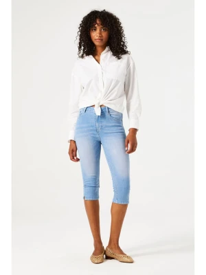 Garcia Rybaczki dżinsowe - Skinny fit - w kolorze błękitnym rozmiar: W27
