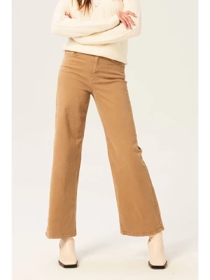 Garcia Spodnie w kolorze jasnobrązowym rozmiar: W28