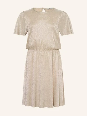 Garcia Sukienka Plisowana Z Błyszczącą Nicią silber