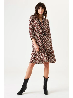 Garcia Sukienka w kolorze kremowo-czarno-czerwonym rozmiar: S