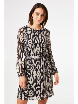 Garcia Sukienka w kolorze kremowo-czarnym rozmiar: XL