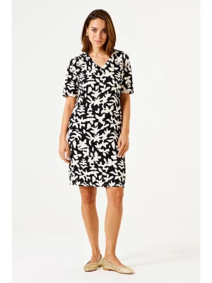 Garcia Sukienka w kolorze kremowo-czarnym rozmiar: XS