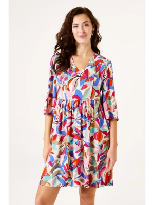 Garcia Sukienka w kolorze kremowym ze wzorem rozmiar: S