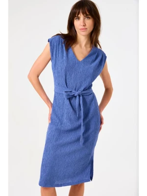 Garcia Sukienka w kolorze niebieskim rozmiar: L