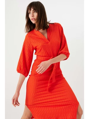 Garcia Sukienka w kolorze pomarańczowym rozmiar: S