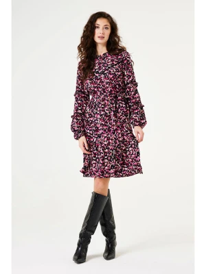 Garcia Sukienka w kolorze różowo-czarnym rozmiar: L