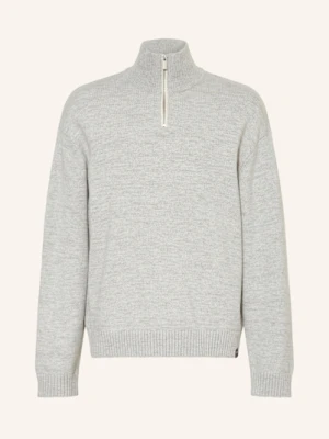 Garcia Sweter Typu Troyer grau