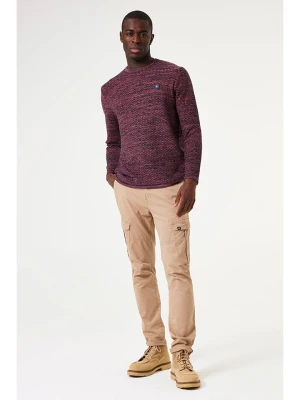 Garcia Sweter w kolorze czarno-ciemnoczerwonym rozmiar: M