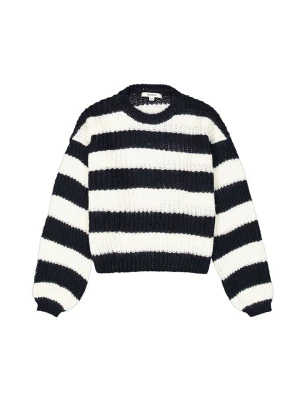 Garcia Sweter w kolorze czarno-kremowym rozmiar: 164/170