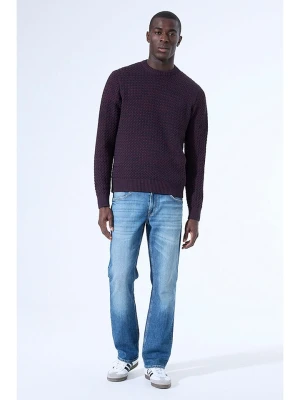 Garcia Sweter w kolorze granatowo-bordowym rozmiar: XL