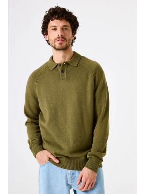 Garcia Sweter w kolorze khaki rozmiar: 3XL