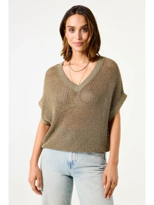 Garcia Sweter w kolorze khaki rozmiar: M