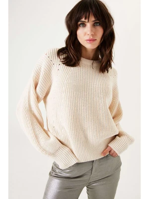 Garcia Sweter w kolorze kremowym rozmiar: S