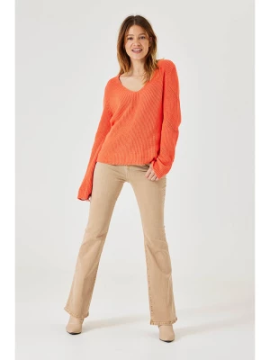 Garcia Sweter w kolorze pomarańczowym rozmiar: S