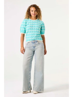 Garcia Sweter w kolorze turkusowym rozmiar: L