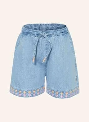 Garcia Szorty Jeansowe blau