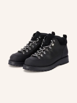 Garment Project Botki Sznurowane Dune schwarz CZARNY