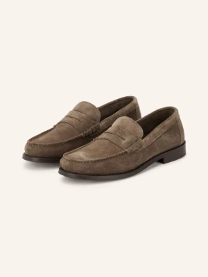 Garment Project Penny Loafers Miles grau