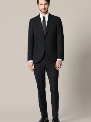 Garnitur Czarny z Elastycznym Pasem Apricale Lancerto