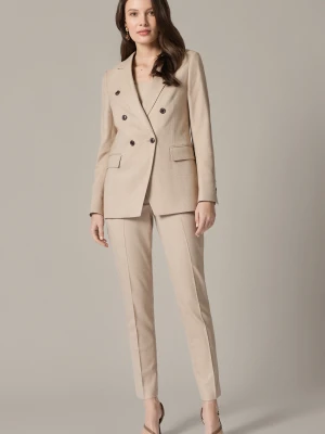Garnitur Damski Beżowy z Cygaretkami Lancerto